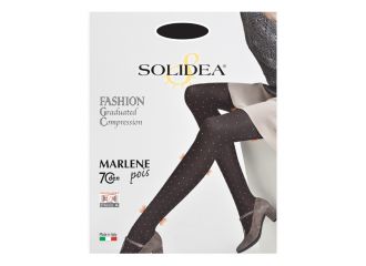 Marlene pois 70 collant opaco fantasia moka 4-l