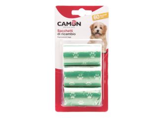 CAMON CANE SACCHETTI IGIENICI CF. (3x20 PZ) COLORATI