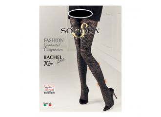 Rachel lace 70 collant fantasia moka 3-ml