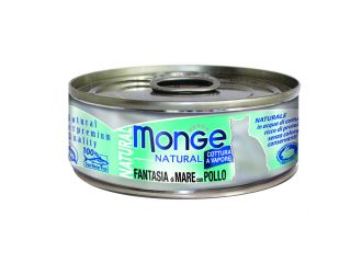 Monge natural quality gatto monge natural fantasia di mare con pollo 80 g