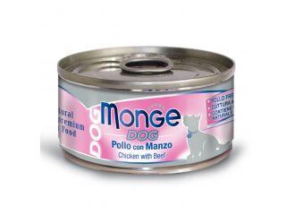 Monge natural quality umido cane monge dog pollo con manzo 95 g