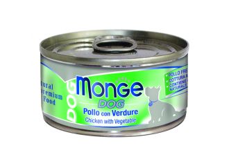 Monge natural quality umido cane monge dog pollo con verdure 95 g