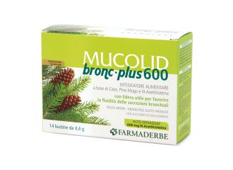 Mucolid bronc 600 plus 14 bustine granulare