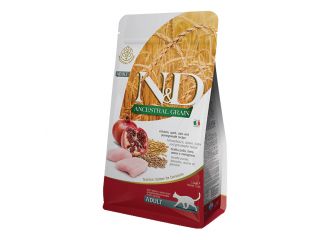 N&d ancestral cereals feline chicken & pomegranate adult cat 300 g