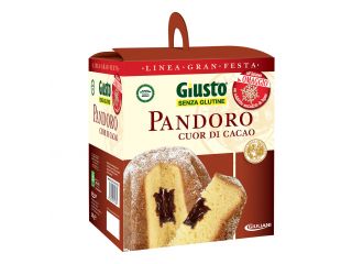 Giusto s/g pandoro cuore cacao