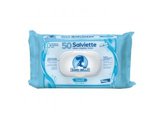 SANOeBELLO SALVIETTE DETERGENTI TALCO 50 PZ