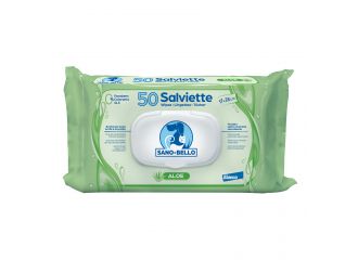 SANOeBELLO SALVIETTE DETERGENTI ALOE 50 PZ