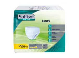 Pannolone per incontinenza soffisof pull up air dry small 14 pezzi