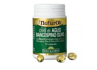 I naturoli olio di aglio biancospino olivo 70 perle