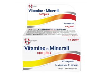 Matt divisione pharma vitamine e minerali complex 60 compresse