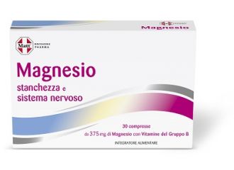 Matt divisione pharma magnesio stanchezza e sistema nervoso 30 compresse