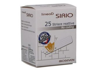 Strisce misurazione glicemia linea d sirio 25 pezzi