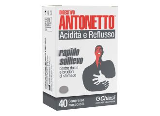 Digestivo antonetto acidità e reflusso 40 compresse