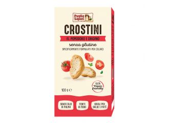 Puglia sapori crostini al pomodoro e origano 100 g