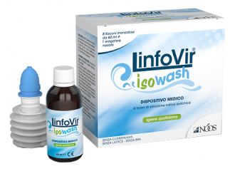 Soluzione salina isotonica linfovir isowash 8 flaconi da 60 ml