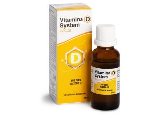 Vitamina d system gocce 150 dosi da 2000 ui 26 ml