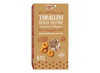 Puglia sapori tarallini con farina di legumi 6 bustine da 30 g