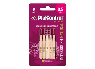 Plakkontrol interbrush 0,5mm 5 pezzi