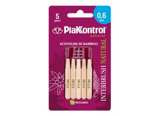 Plakkontrol interbrush 0,6mm 5 pezzi