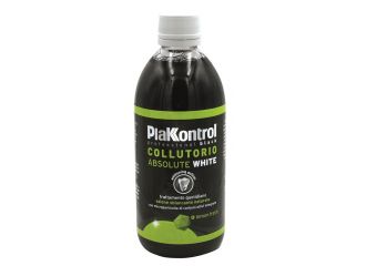 Plakkontrol absolute white collutorio black 500 ml