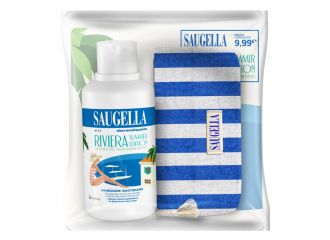 Saugella Dermoliquido Detergente 500 ml Con Omaggio Pochette Riviera