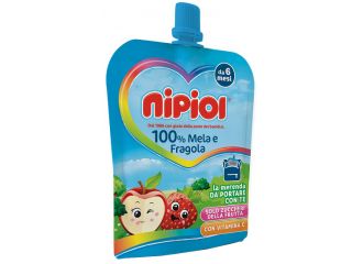 Nipiol purea pouch mela fragola 85 g