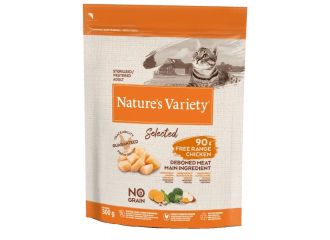 NATURE'S VARIETY GATTO SELECTED ADULTO STERILIZZATO POLLO ALLEVATO A TERRA 300 GR