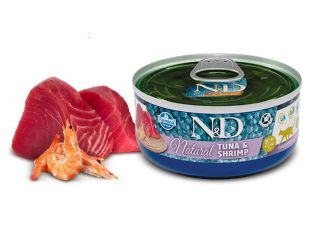 N&d cat natural tuna & shrimp 80 g