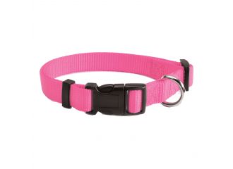 CAMON CANE COLLARE REGOLABILE SGANCIO RAPIDO 18 MM ROSA FLUO