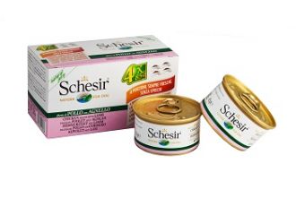 Schesir dog filetti di pollo con agnello multipack 4x85 g