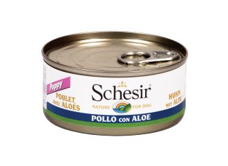 Schesir puppy pollo con aloe 150 g