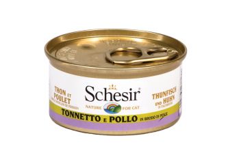 Schesir tonnetto e filetti di pollo 70 g