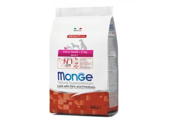 Monge extra small adult agnello riso & patate 800 g