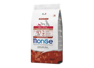 Monge mini puppy agnello & riso 2500 g