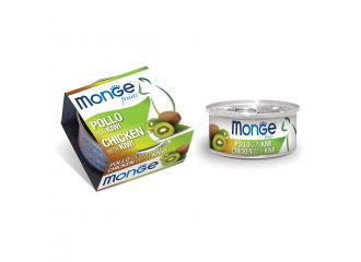 MONGE GATTO FRUITS LATTINA ADULTO POLLO & KIWI 80 GR