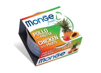 MONGE GATTO FRUITS LATTINA ADULTO POLLO & FRUTTA 80 GR