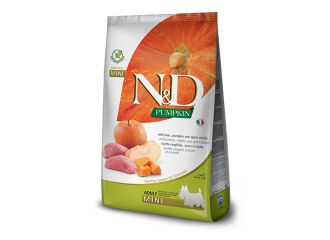 N&d gf pumpkin boar&apple adult mini 2,5 kg