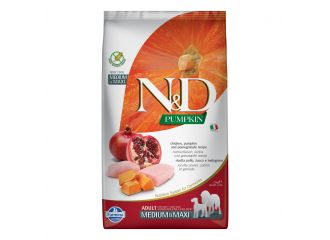 N&d gf pumpkin chic&pomegranate adult adult medium/maxi 2,5 kg