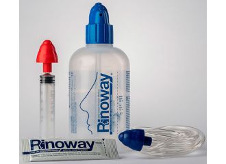 Rinoway doccia per irrigazione nasale + 15 sali isotonici