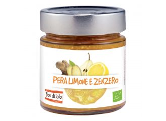 Composta pere limoni e zenzero bio 250 g