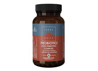 Terranova probiotici con prebiotici complex 50 capsule vegetali