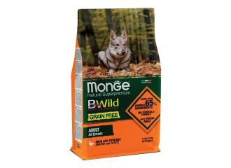 Monge bwild grain free anatra-patate 2,5 kg