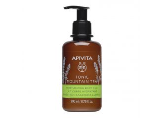 Apivita tonic mountain tea body milk 200 ml