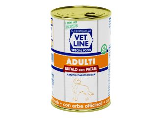 VETLINE CANE ADULTO BUFALO & PATATE 400 GR