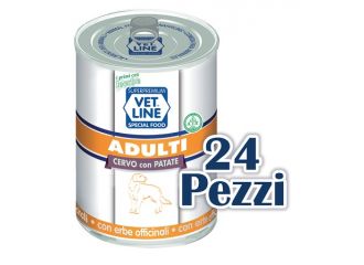 Vet line adulti cervo/patate 400 g