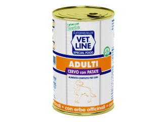 VETLINE CANE ADULTO CERVO & PATATE 400 GR