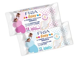 Fria easy carta igienica pocket delicata e sensitive 12 pezzi