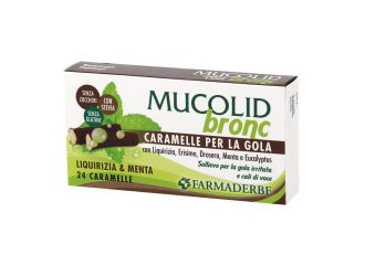 Mucolid bronc menta liquirizia caramelle 70 g