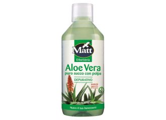 Matt erboristeria aloe vera pura depurativo 500 ml