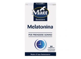 Matt benessere melatonina 80 compresse